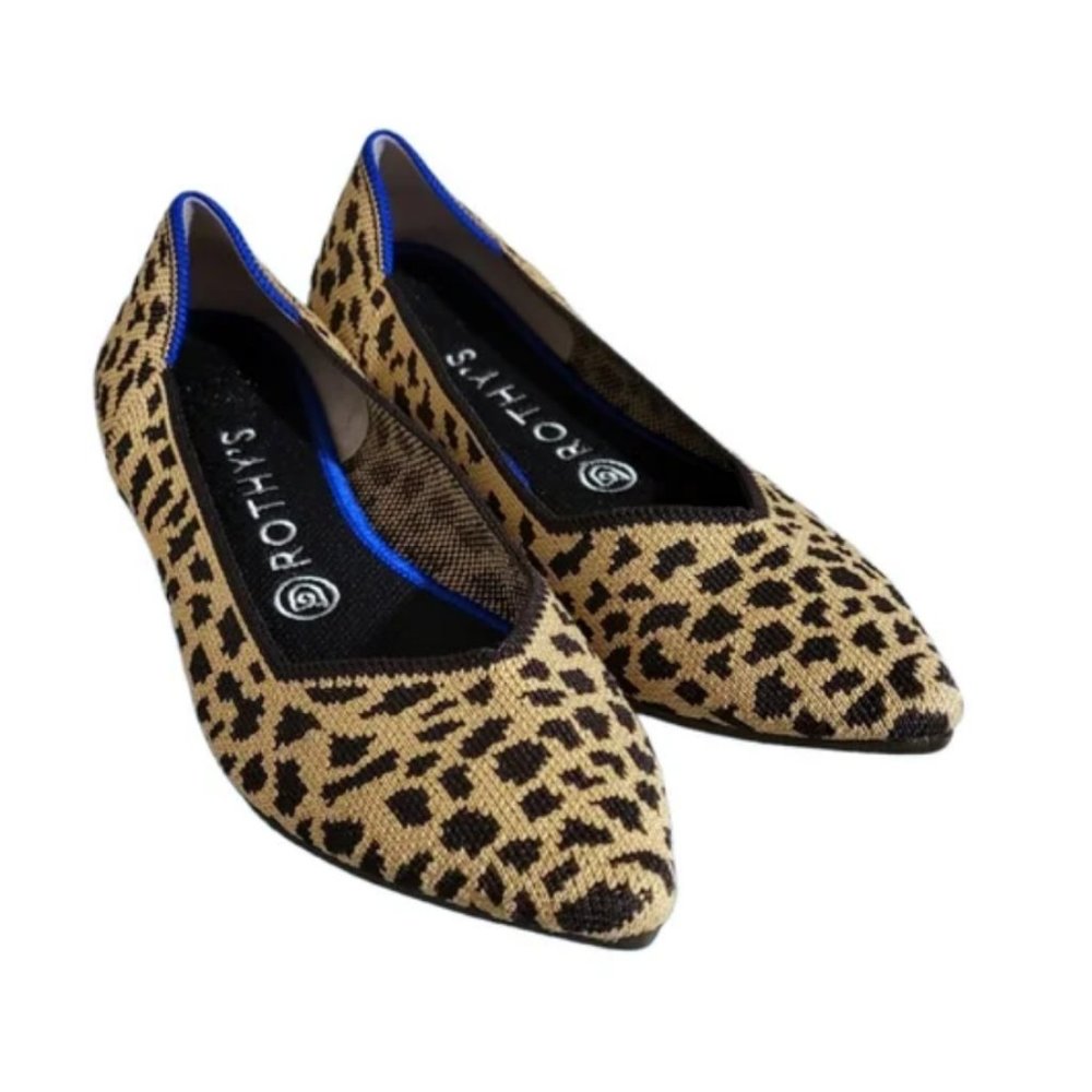 Rothy's The Point Size 8.5 in Leopard Print (RETIRED)